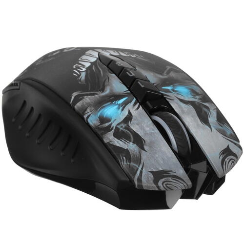 Мышь беспроводная A4Tech Bloody R8 SKULL черный