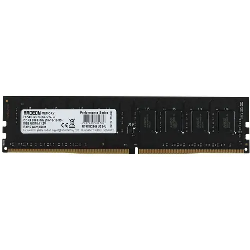 Оперативная память AMD Radeon R7 Performance Series [R748G2606U2S-U] 8 ГБ DDR4