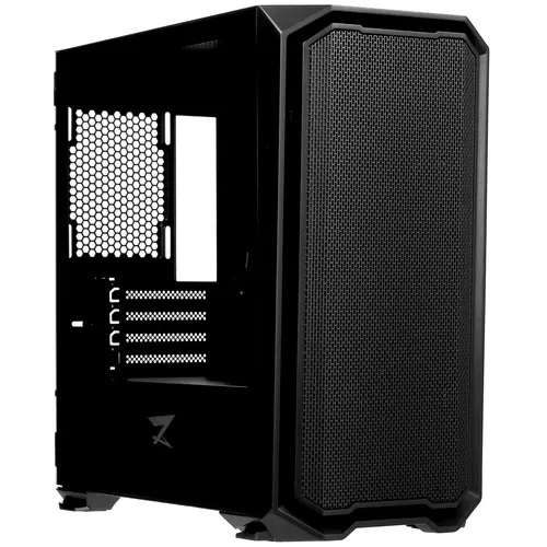 Корпус ZET GAMING Rare Minicase MS2 BG черный Mini-Tower