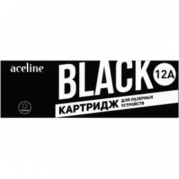 Картридж лазерный Aceline NS-Q2612A (HP 12A) черный, с чипом