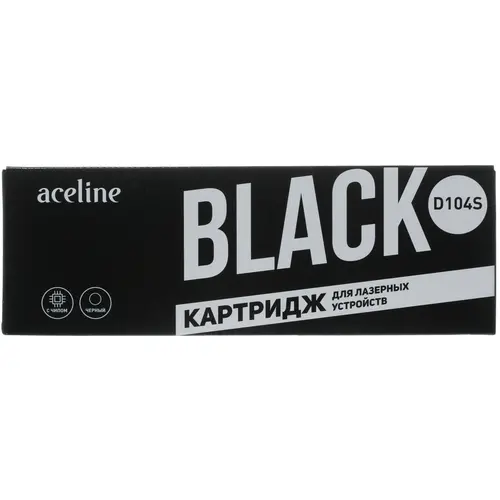 Картридж лазерный Aceline NS-D104S черный, с чипом