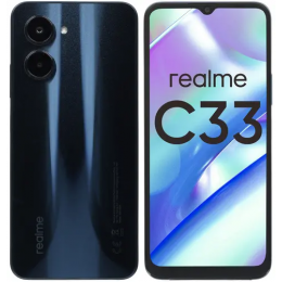 6.5" Смартфон realme C33 128 ГБ черный