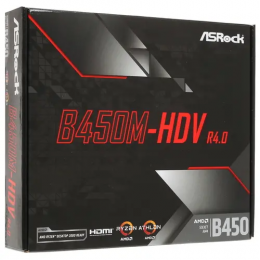 Материнская плата ASRock B450M-HDV R4.0 AM4