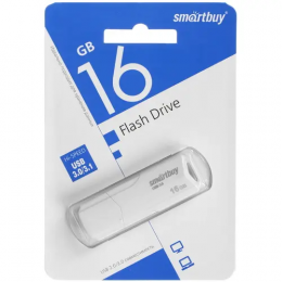 Память USB Flash 16 ГБ Smartbuy Clue [SB16GBCLU-W3]