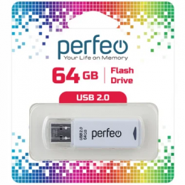 Накопитель USB-флэш 64 ГБ Perfeo PF-C06 (PF-C06W064)