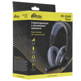 Проводная гарнитура Ritmix RH-534M черный