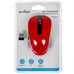 Мышь беспроводная Aceline WM-8001 красный