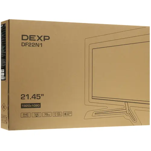 21.45" Монитор DEXP DF22N1 серебристый