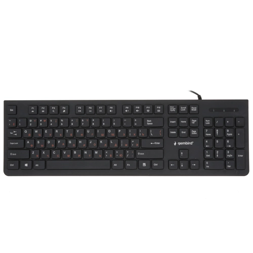 Клавиатура+мышь проводная Gembird KBS-9050 черный