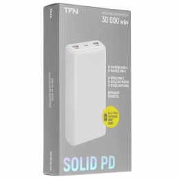 Портативный аккумулятор TFN Solid TFN-PB-283 белый