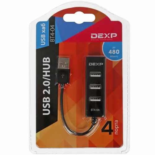 USB-разветвитель DEXP BT4-04