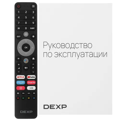 32" (81 см) Телевизор LED DEXP A321 серый