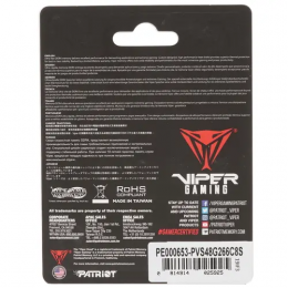 Оперативная память SODIMM Patriot Viper Steel [PVS48G266C8S] 8 ГБ