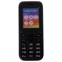 Сотовый телефон Vertex M104 черный