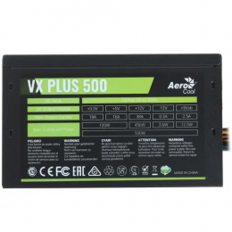 Блок питания AeroCool VX PLUS 500W [VX-500 PLUS]