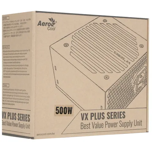 Блок питания AeroCool VX PLUS 500W [VX-500 PLUS]