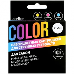 Картридж Aceline NC-CL511CMY многоцветный