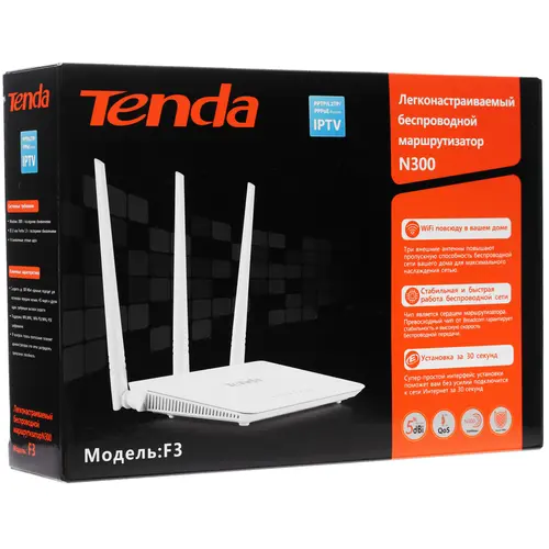Wi-Fi роутер Tenda F3