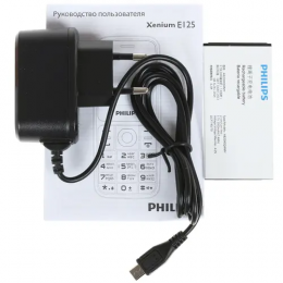 Сотовый телефон Philips Xenium E125 синий