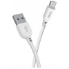 Кабель TFN microUSB USB 1.0м, цвет белый Кабель TFN USB-A / Lightning, ПВХ, 1 м, белый