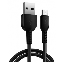 Кабель Hoco X20 Flash USB - USB Type-C, 2 м, 3a; черный
