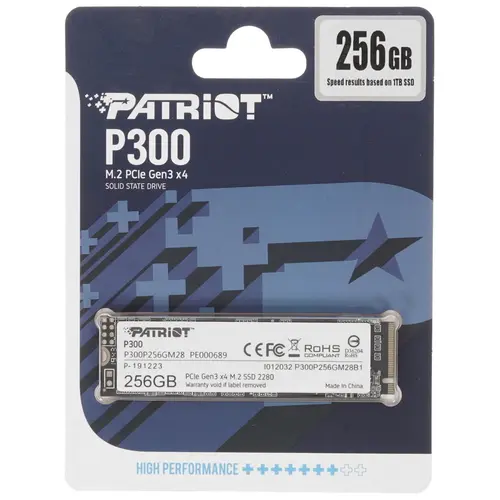 256 ГБ SSD M.2 накопитель Patriot P300 [P300P256GM28]