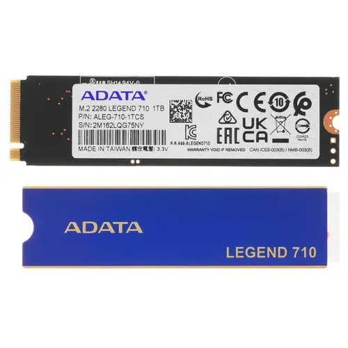 1000 ГБ SSD M.2 накопитель ADATA LEGEND 710 [ALEG-710-1TCS] 