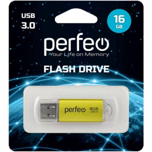 Накопитель USB-флэш 16 ГБ Perfeo C14 (PF-C14GIO16ES)