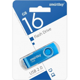 Накопитель USB-флэш 16 ГБ SmartBuy TWIST (SB016GB2TWB)