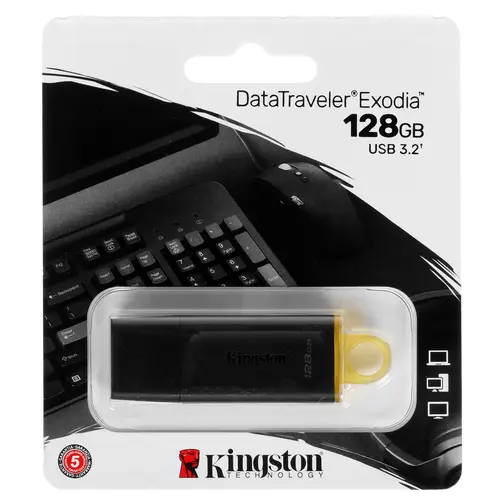 Память USB Flash 128 ГБ Kingston DataTraveler Exodia [DTX/128GB]