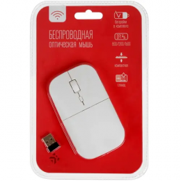 Мышь беспроводная DEXP WM-1401WH белый