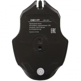 Мышь проводная DEXP СM-1201 черный