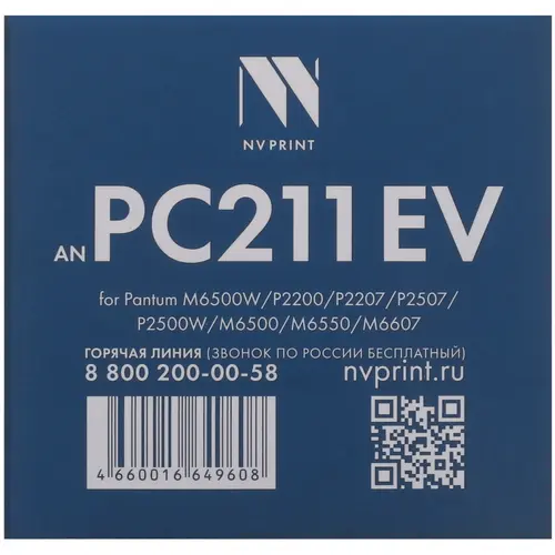 Картридж лазерный NV Print NV-PC211EVOV черный