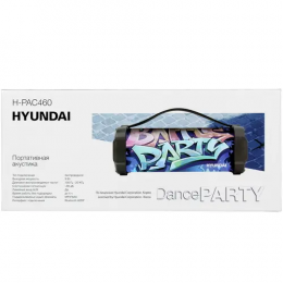 Портативная колонка Hyundai H-PAC460, разноцветный