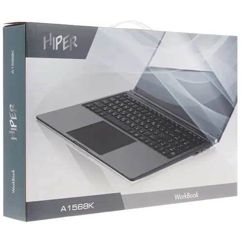 15.6" Ноутбук Hiper WorkBook черный