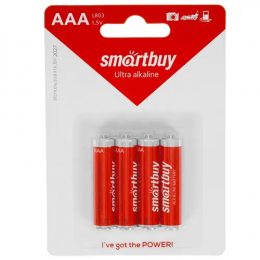 Батарейка щелочная Smartbuy SBBA-3A04B AAA (LR03)