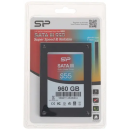 960 ГБ 2.5" SATA накопитель SiliconPower Slim S55 [SP960GBSS3S55S25]