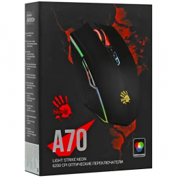 Мышь проводная A4Tech Bloody A70 черный