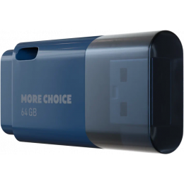 Память USB Flash 64 ГБ More Choice MF64 (Blue)