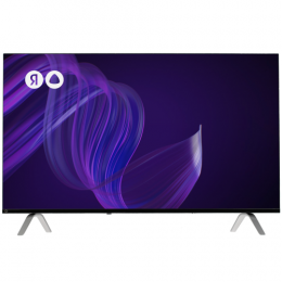 55" (140 см) Телевизор LED Яндекс Умный телевизор с Алисой черный