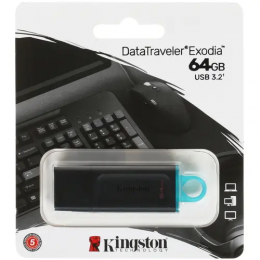 Память USB Flash 64 ГБ Kingston DataTraveler Exodia [DTX/64GB]