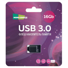 Память USB Flash 16 ГБ More Choice Mini MF16-2M (Black)