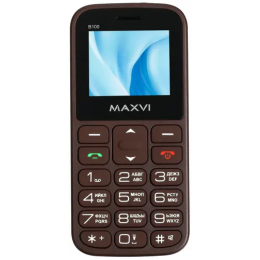 Сотовый телефон Maxvi B100 коричневый