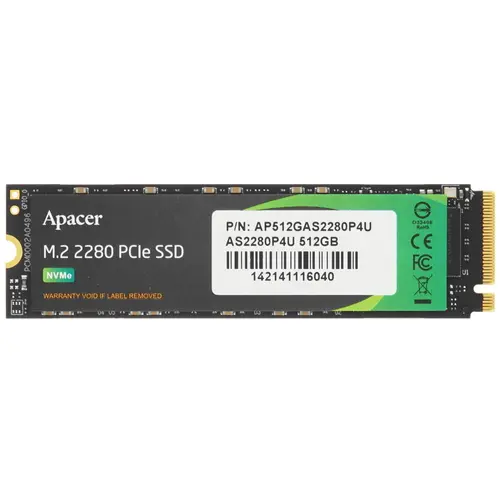 512 ГБ SSD M.2 накопитель Apacer AS2280P4U [AP512GAS2280P4U-1]