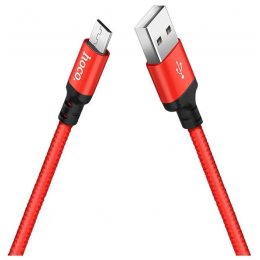 Кабель Hoco X14 USB - microUSB, 1м, 1.8A; красный
