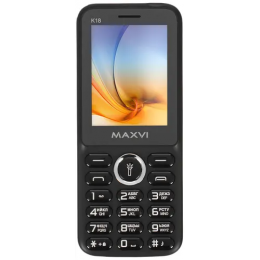 Сотовый телефон Maxvi K18 черный