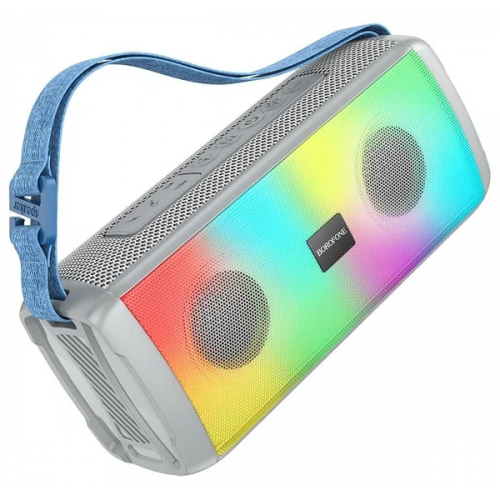 Портативная колонка BOROFONE R26, серый 10 Вт, Bluetooth
