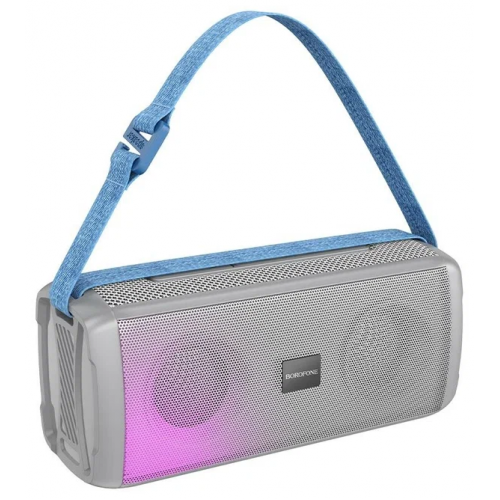 Портативная колонка BOROFONE R26, серый 10 Вт, Bluetooth