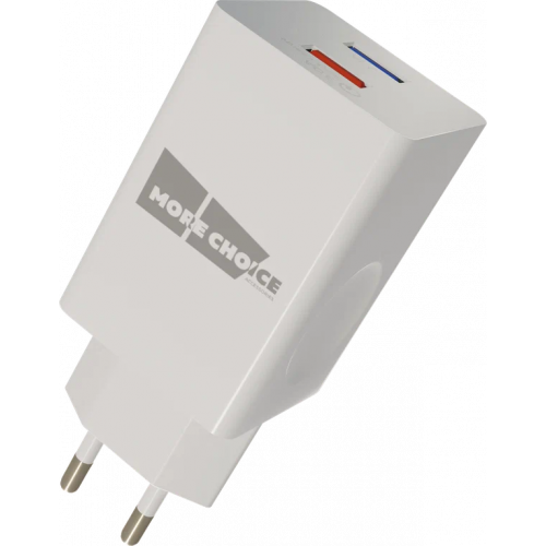 Сетевое зарядное устройство More choice NC55QC (White)
