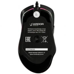 Мышь проводная ARDOR GAMING Overhit [ARD-OH3325-BK] черный